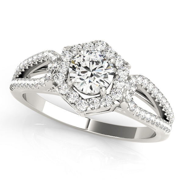 Halo Diamond Ring Imagen secundaria del producto