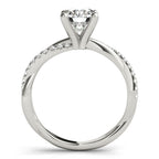 Single Row Diamond Ring
