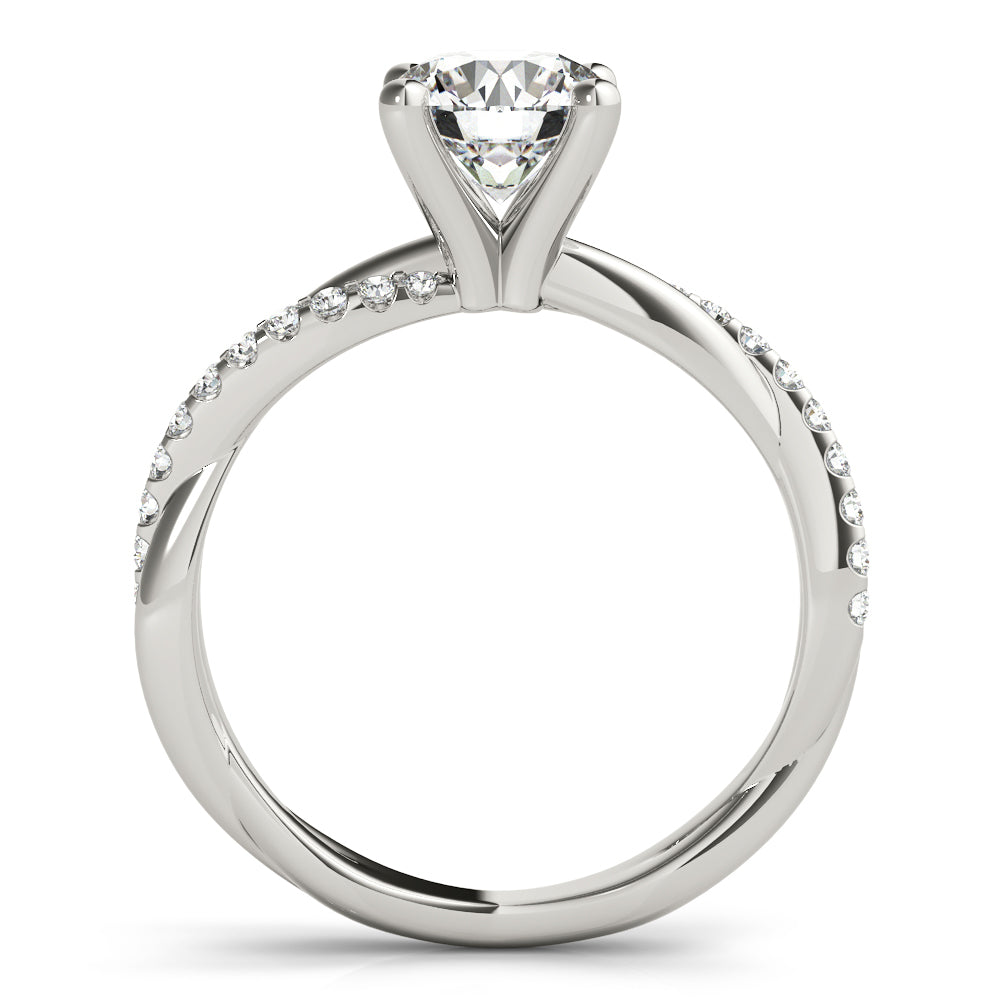 Single Row Diamond Ring