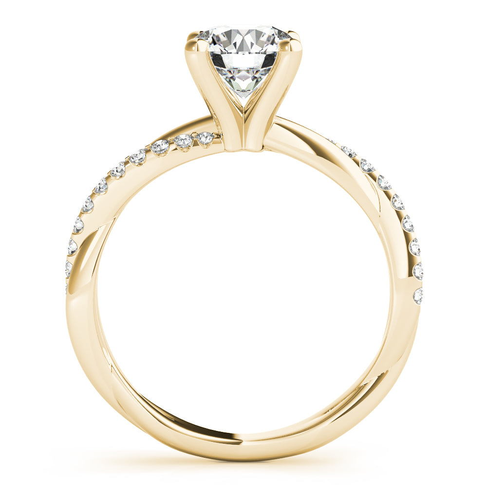 Single Row Diamond Ring