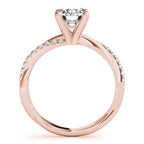 Single Row Diamond Ring