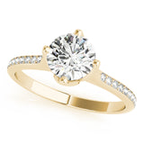 Single Row Diamond Ring