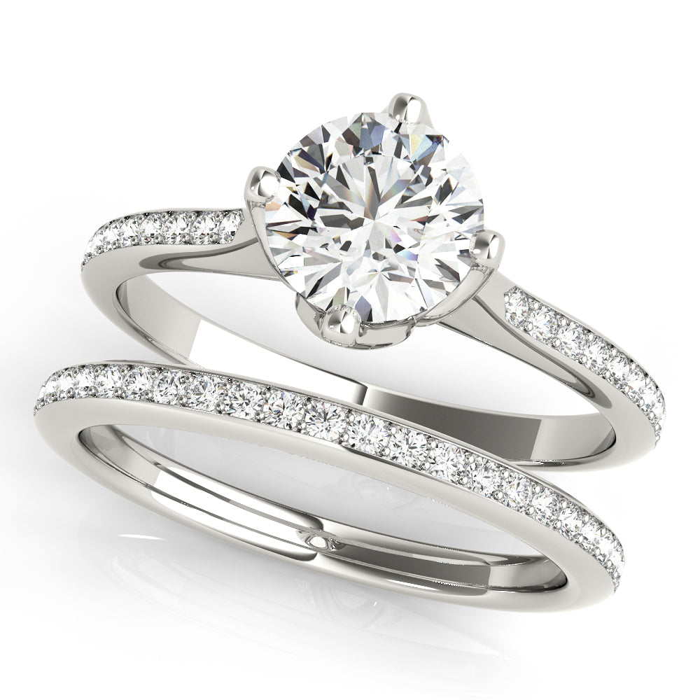 Single Row Diamond Ring