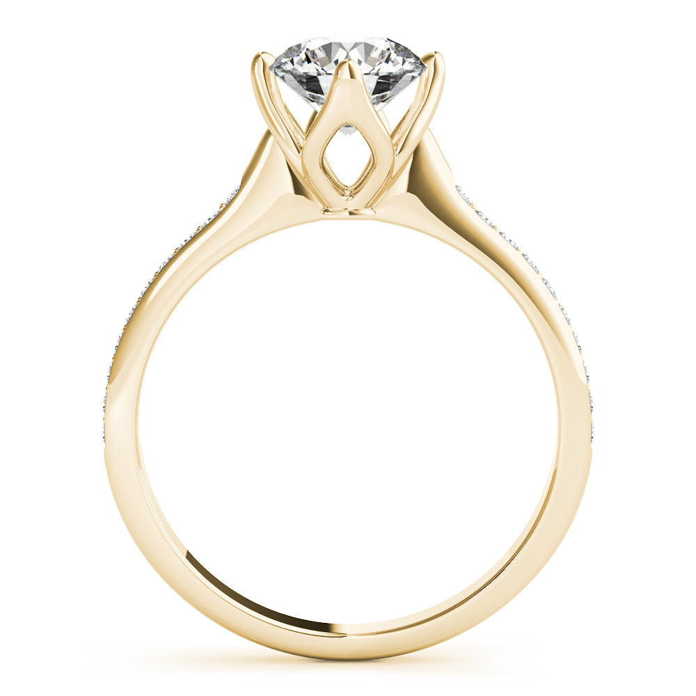 Single Row Diamond Ring