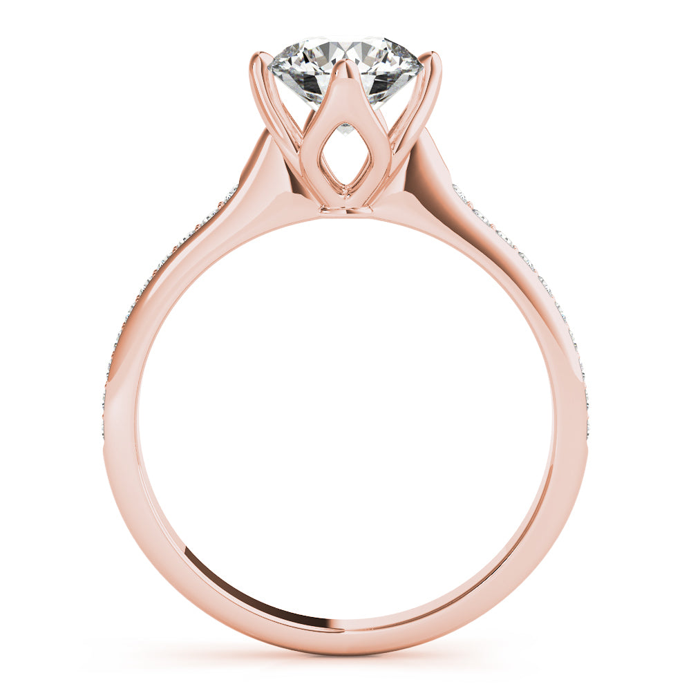Single Row Diamond Ring