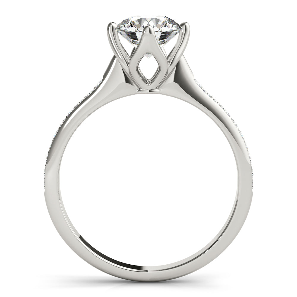 Single Row Diamond Ring
