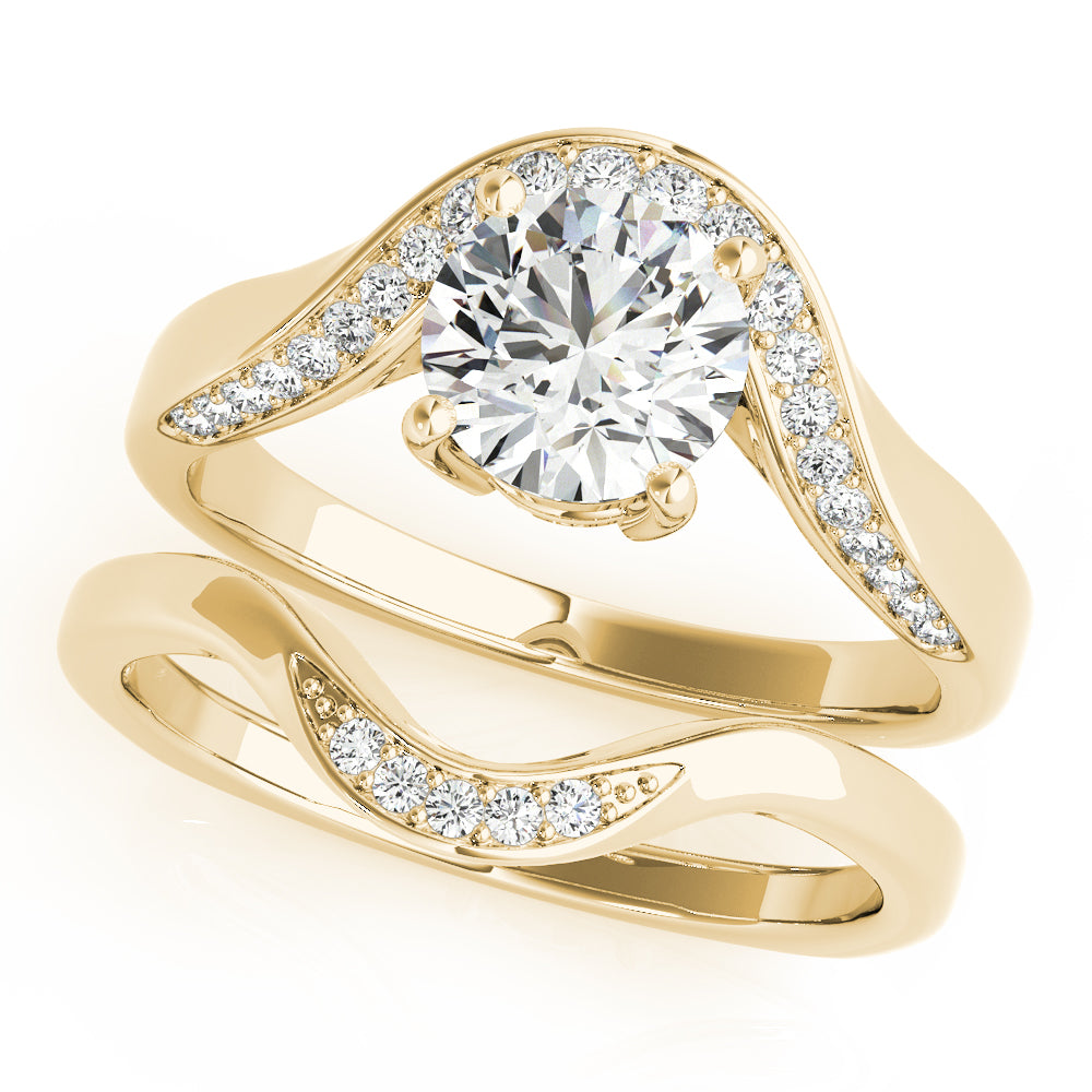 Single Row Diamond Ring