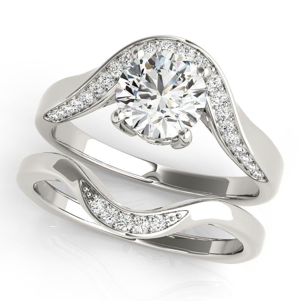 Single Row Diamond Ring