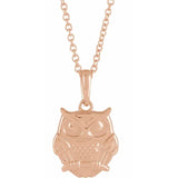 Owl 16-18" Necklace