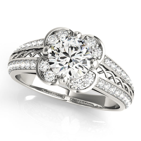 Halo Diamond Ring Imagen secundaria del producto