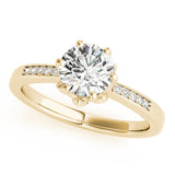 Single Row Diamond Ring