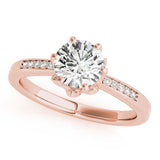 Single Row Diamond Ring