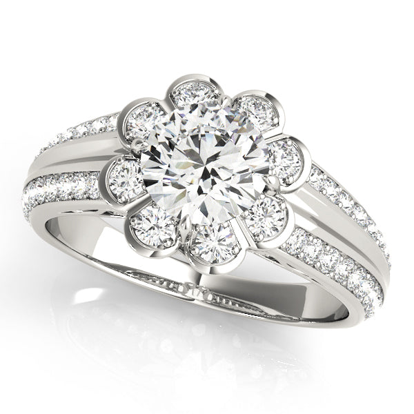 Halo Diamond Ring Imagen secundaria del producto