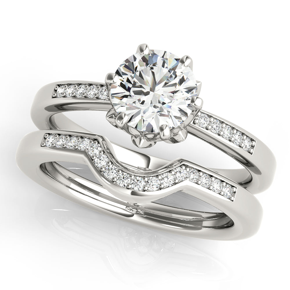 Single Row Diamond Ring
