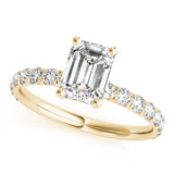 Single Row Diamond Ring