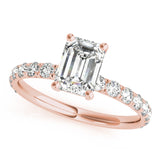 Single Row Diamond Ring