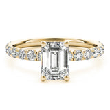 Single Row Diamond Ring