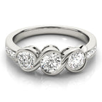 Three Stone Diamond Ring