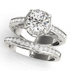 Single Row Diamond Ring