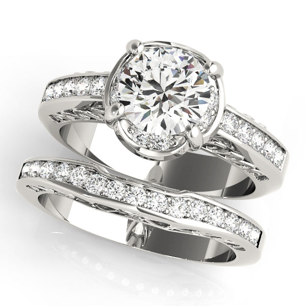 Single Row Diamond Ring
