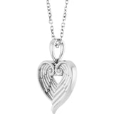 Angel Wing Heart 16-18" Necklace