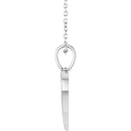 Angel Wing Heart 16-18" Necklace