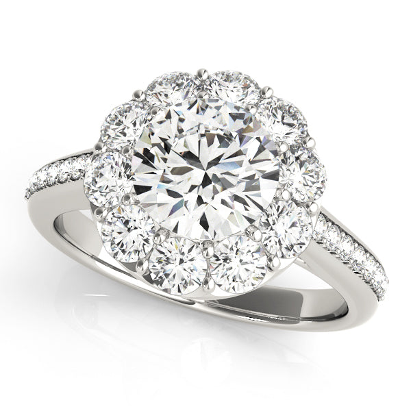 Halo Diamond Ring Imagen secundaria del producto