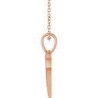 Angel Wing Heart 16-18" Necklace