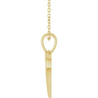 Angel Wing Heart 16-18" Necklace