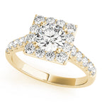 Halo Diamond Ring