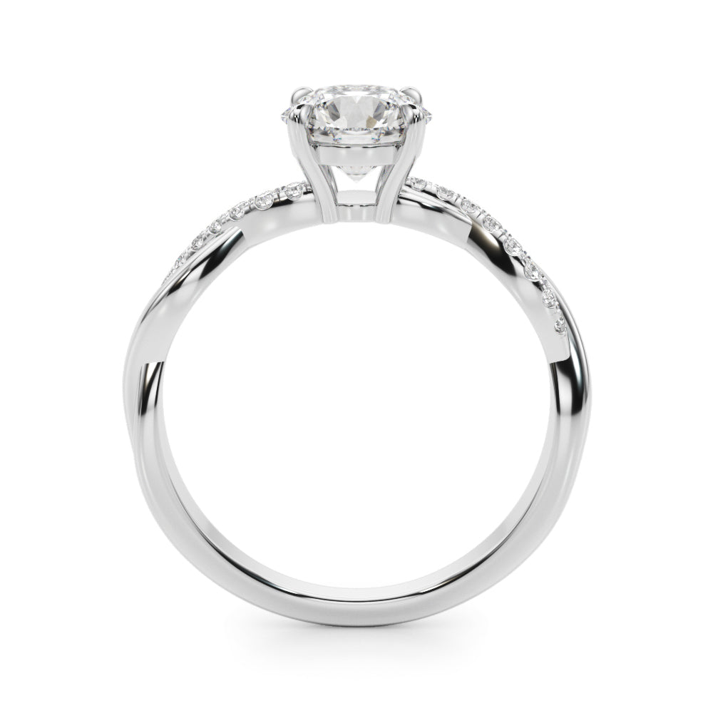 Single Row Diamond Ring