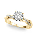 Single Row Diamond Ring