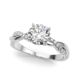 Single Row Diamond Ring