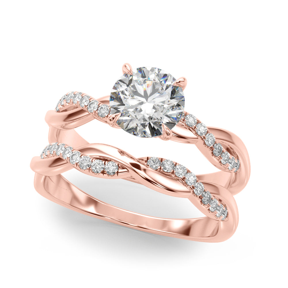 Single Row Diamond Ring
