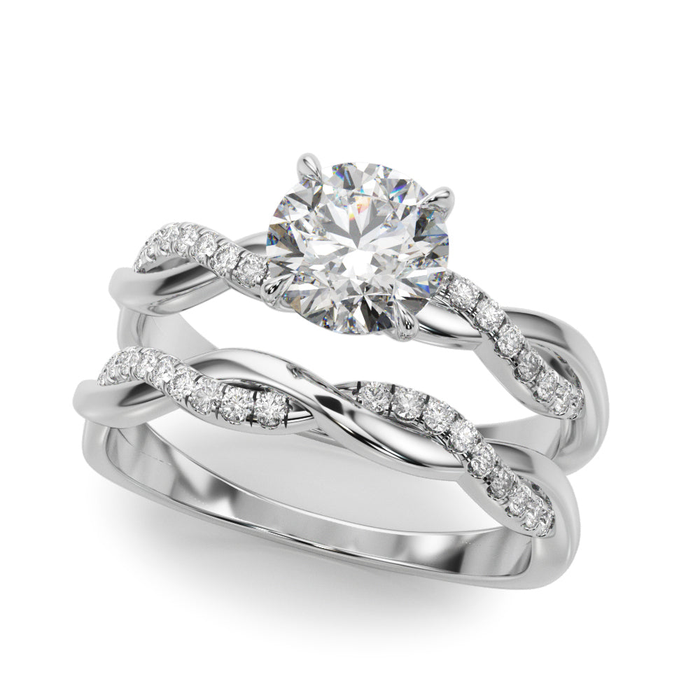 Single Row Diamond Ring