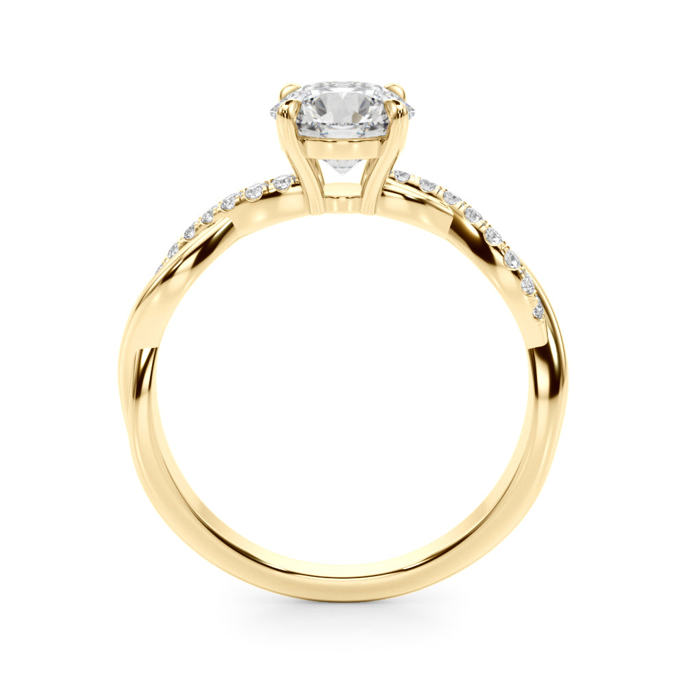 Single Row Diamond Ring