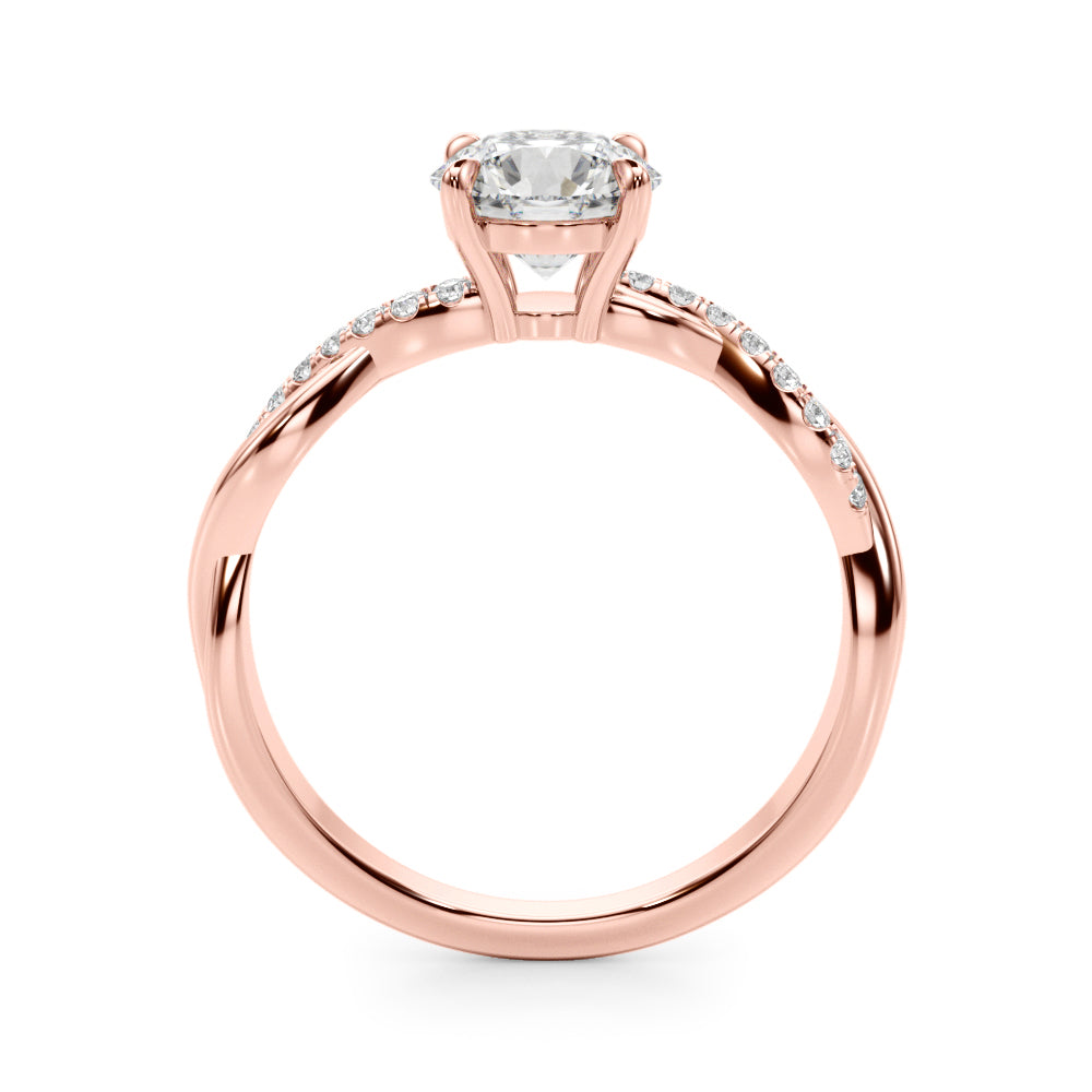 Single Row Diamond Ring