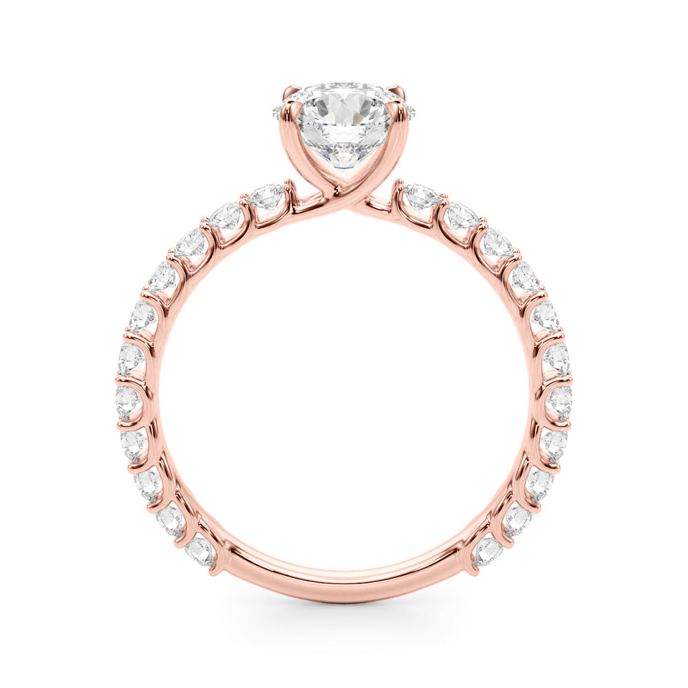 Single Row Diamond Ring