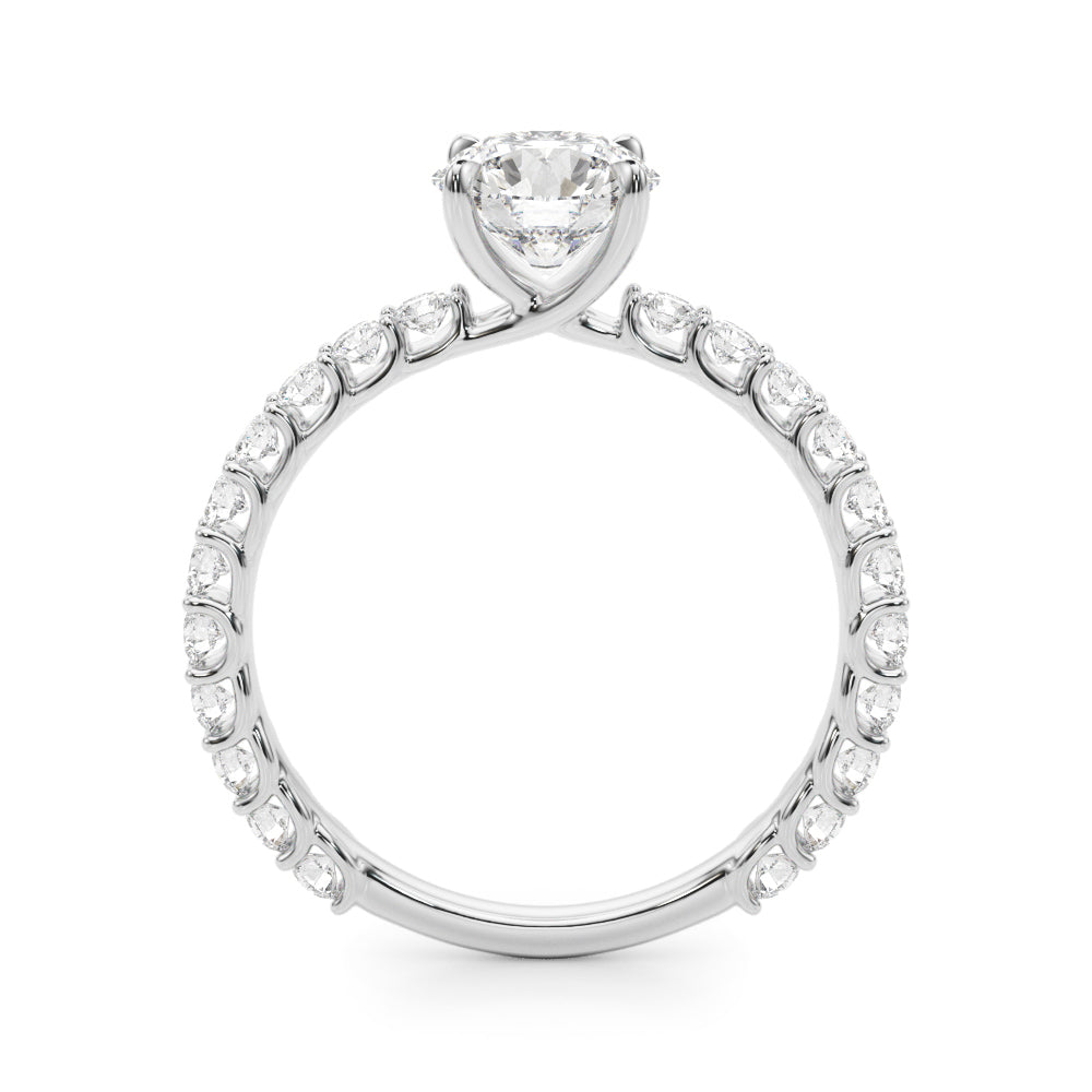 Single Row Diamond Ring
