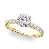 Single Row Diamond Ring