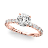 Single Row Diamond Ring