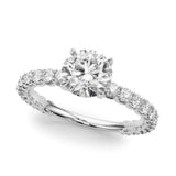 Single Row Diamond Ring