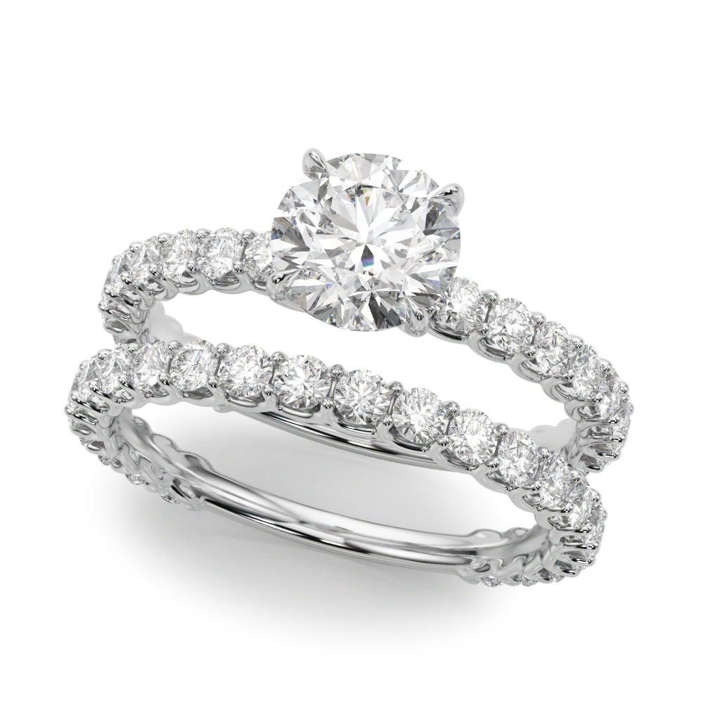 Single Row Diamond Ring