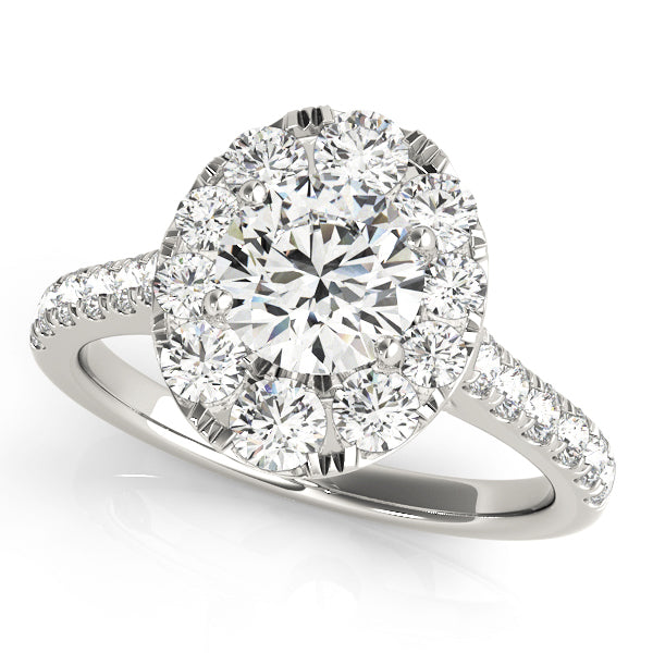Halo Diamond Ring Imagen secundaria del producto