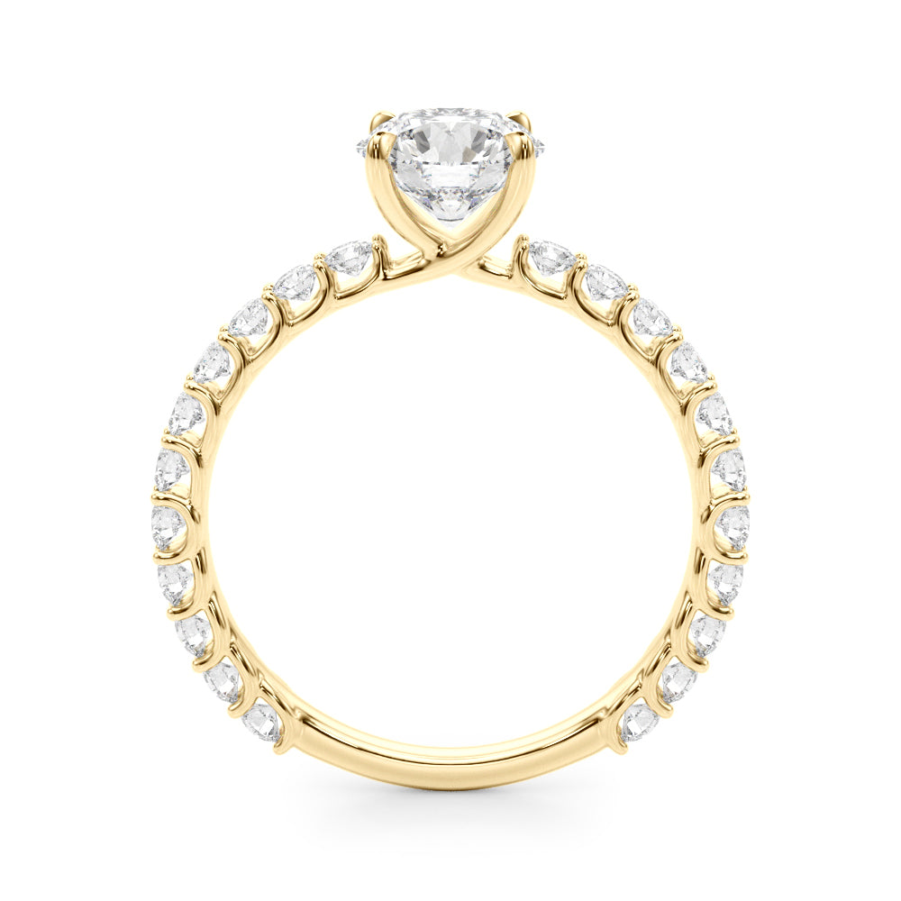 Single Row Diamond Ring