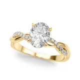 Single Row Diamond Ring