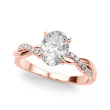 Single Row Diamond Ring