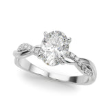 Single Row Diamond Ring