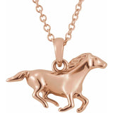 Horse Pendant 16-18" Necklace