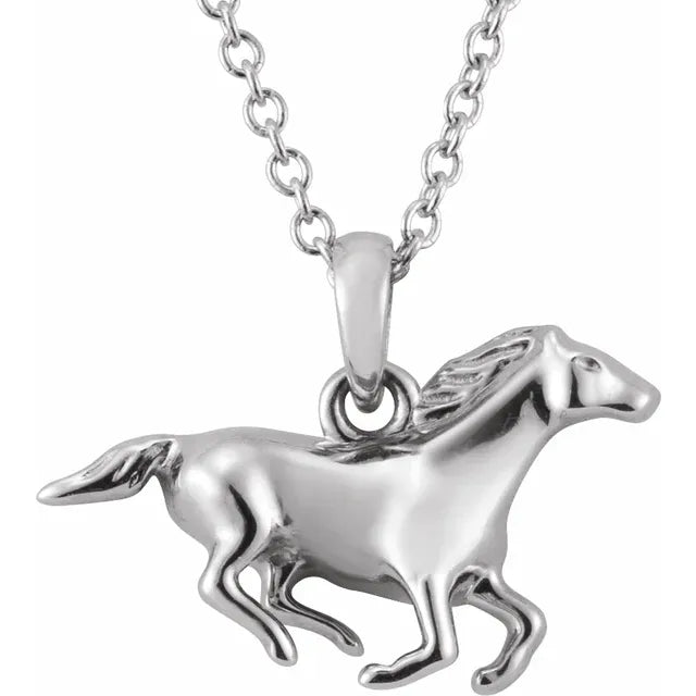 Horse Pendant 16-18" Necklace Zweitbild
